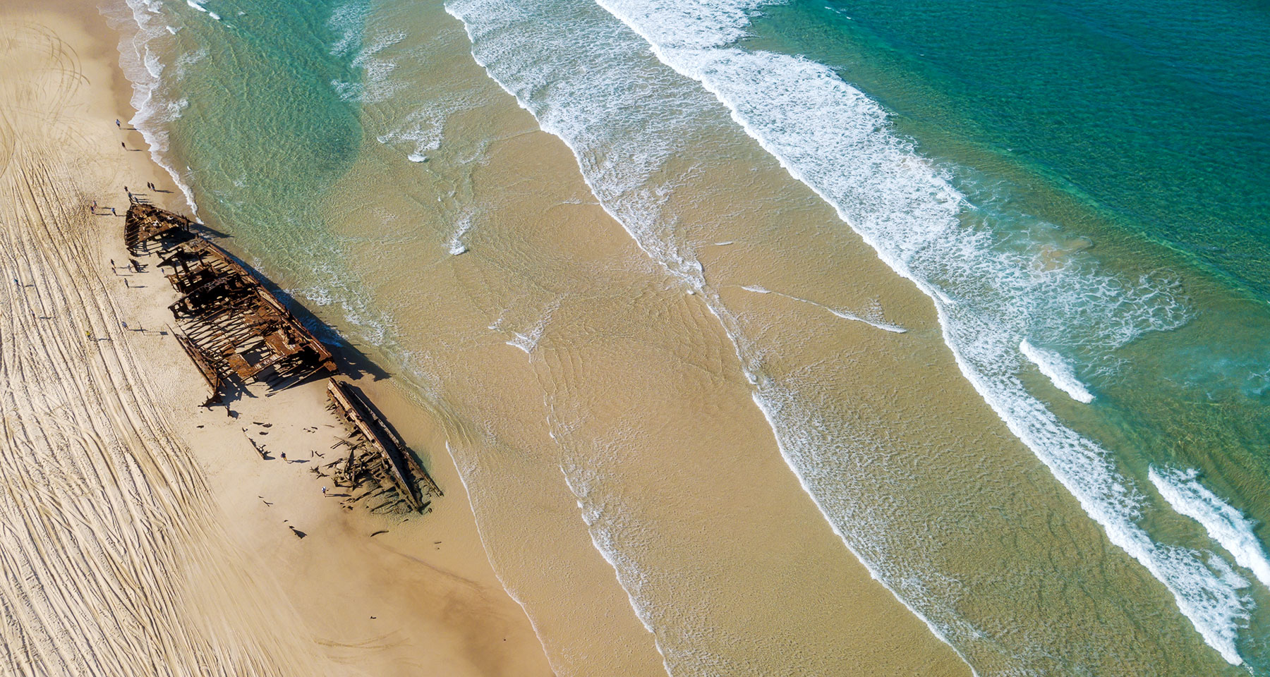 Maheno Shipwreck - Air Fraser Island